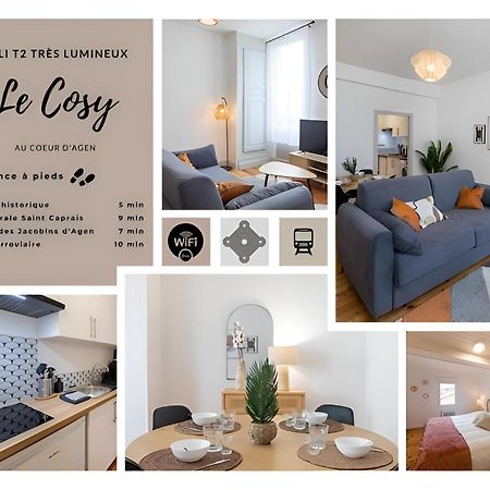 Le Cosy Magnifique T2 Neuf Centre Ville Gare 800 M Agen Luaran gambar